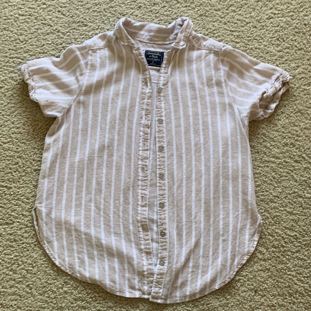 Abercrombie button up / tie front